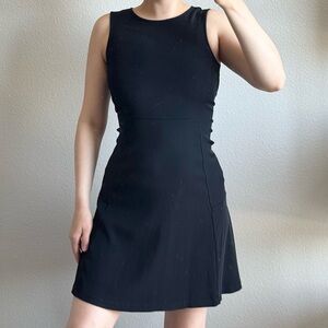 Theory Sleeveless Mini Dress Black